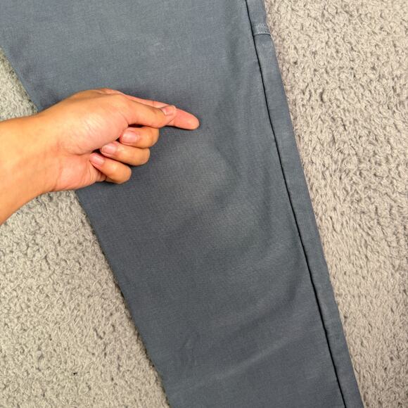 Lululemon Pants Mens 34 Blue ABC Slim Utilitech Chino Workwear Casual M5ABNS - Picture 3 of 11